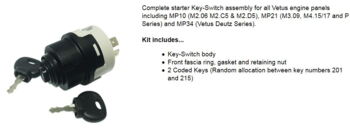 Key switch STM 9215 m 2 nøgler