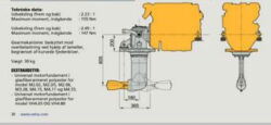 Vetus M3.29 akselinstalation m.TMC40 gear