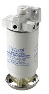 340VTEB	Vandudskiller / brændstof filter CE / ABYC, single, 10 micron, 380 l