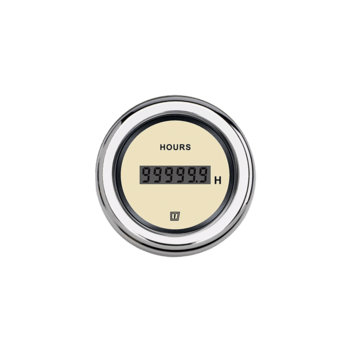 TIMEWL‎ ‎Timetæller 12/24V‎ ‎Høj grad af nøjagtighed, pålidelig, smart belysning, termoruder. Leveres med hvide og krom finish kanter.‎