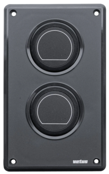 VETUS extension panel for 2 instruments with cut-out diameter of 52mm SKU: XTPAN252A