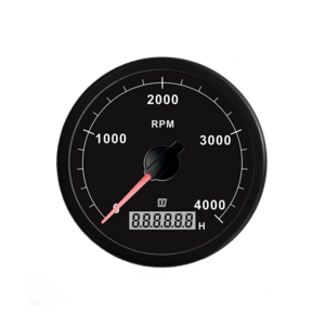 TACHB ‎Speedometer/timetæller‎ ‎Kalibrering af skala 0 - 4000 r.p.m. Høj grad af nøjagtighed, pålidelig, smart belysning, termoruder. Leveres med sorte og krom finish kanter.‎