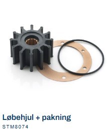 Impel+gasket til P4,17-19-21  VH4,65-80